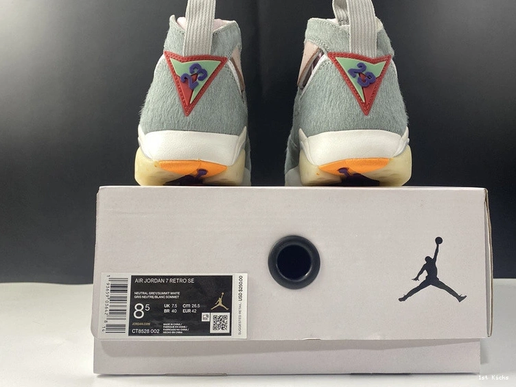 Neutral CT8528-002 - Grey 7 Retro Jordan 0209